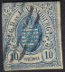 Luxembourg - Luxemburg - Timbre  Armoiries   1859   10 C   °    Michel 6a   VC. 40,- - 1859-1880 Coat Of Arms