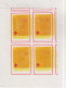 YUGOSLAVIA, 1986 2 Din Red Cross Charity Stamp  Imperforated Proof Bloc Of 4 MNH - Nuevos