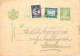 Romania Postal Card  Aiud 1932 Royalty Franking Stamps Aviation - Romania