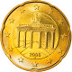 République Fédérale Allemande, 20 Euro Cent, 2006, Hambourg, SPL, Laiton - Alemania
