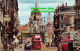 R345200 Fleet Street And St. Pauls Cathedral London. Valesque Postcard. Valentin - Other & Unclassified