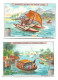 S 721 , Liebig 6 Cards, Bateaux (stickers On The Backsides) (ref B18) - Liebig