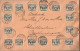 Netherlands 1940 Envelope With A Collection Of Fieldpost-cancels: Hoofdexpeditie, Fieldpost A B Nd 1 - 12, Printed Matte - Dienstzegels
