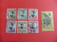 56 CANTON / OFICINA  INDOCHINESA 1908 -1919 INDOCHINA Con CANTON / YVERT 50+53+54+72+77+78+79 FU - Gebraucht