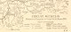 RARE CARTE MENU Coupe Gordon Bennett 1905 CIRCUIT MICHELIN ROUTE EN CORNICHE ET VIRAGES APRES PONTAUMUR - Autres & Non Classés