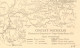 RARE CARTE MENU Coupe Gordon Bennett 1905 CIRCUIT MICHELIN Pont De Champrader Et Village - Altri & Non Classificati