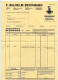 Germany 1939 Cover & Invoice; Osnabrück - F.W. Beckmann, Mineralölprodukte; 3pf. Hindenburg; Leipzig Fair Slogan Cancel - Lettres & Documents