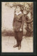 Foto-AK Uniformfoto Einer Eisenbahnerin  - Guerre 1914-18