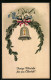 AK Glocke Mit Kreuz Und Eichenlaub  - Guerre 1914-18