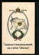 Präge-AK Vorwärts Mit Gott, Der Mit Uns Sein Wird, ... - Fahne, Kaiserkrone  - Guerre 1914-18