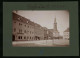 Fotografie Brück & Sohn Meissen, Ansicht Grossenhain, Hauptmarkt, Hotel Zur Goldenen Kugel, Geschäfte Thiel, Dzialos  - Orte