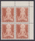 Inde India 1971 MNH Swami Virjanand, Hindu Sage, Saint, Ramakrishna Order, Hinduism, Religion, Block - Ongebruikt