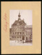 Fotografie Brück & Sohn Meissen, Ansicht Frohburg, Blick Auf Das Rathaus Mit Brunnen Und Spielenden Kindern  - Lieux