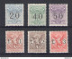 1924 Italia - Regno, Segnatasse Per Vaglia, Serie Completa N. 1/6, MNH** - Sonstige & Ohne Zuordnung