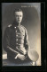 AK Portrait Von Heerführer Leutnant Von Der Linde  - Oorlog 1914-18