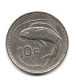 1986 - Malta 10 Cents        ---- - Malta