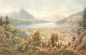 13718477 Interlaken BE Panorama Kuenstlerkarte Interlaken BE - Other & Unclassified