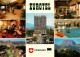 13714059 Fribourg FR Eurotel Fribourg Gastraeume Bar Rezeption Hallenbad Panoram - Altri & Non Classificati
