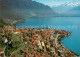 13704829 Montreux  VD Lac Leman Et Les Dents Du Midi Alpes - Altri & Non Classificati