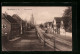 AK Rüsselsheim A. M., Frankfurterstrasse Mit Kirche  - Rüsselsheim