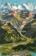 13584749 Wengen BE Panoramakarte Grindelwald Moench Eiger Jungfrau Wengen BE - Andere & Zonder Classificatie