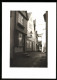 Fotografie Walter Wasssner, Lübeck, Ansicht Lübeck, Gasse In Der Altstadt  - Lieux