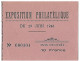 Journée Du Timbre 29 30 Juin 1946 - DOUAI - Programme Fascicule De Présentation - Billet Entrée Exposition Philatélique - Brieven En Documenten