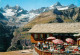 13340739 Zermatt VS Bergrestaurant Sunnegga Gebirgspanorama Walliser Alpen Zerma - Andere & Zonder Classificatie