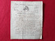 LETTRE DE PENOT QUARTIER MAITRE 9 DIVISION CANONNIERS GARDES COTES DE MONTPELLIER A D AIGALLIER MAJOR A NIMES 1804 - Historische Dokumente