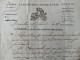 LETTRE DE PENOT QUARTIER MAITRE 9 DIVISION CANONNIERS GARDES COTES DE MONTPELLIER A D AIGALLIER MAJOR A NIMES 1804 - Historical Documents