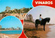 72807479 Vinaros Playa Y Paseo Strand Promenade Reiterin Pferd Vinaros - Andere & Zonder Classificatie