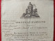 DIPLOME CERTIFICAT D AMNISTIE A ANTOINE RESPLANDY PRETRE A ORTHEZ 1803 VIGNETTE CACHET AUTOGRAPHES - Diploma & School Reports
