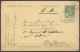 EP CP 10c Vert (type N°110 Pellens) Càd CUREGHEM /14 VIII 1914 (peu De Temps Avant Guerre) Pour Militaire Du 6e Régiment - Cartoline 1909-1934