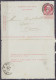 EP Carte-lettre 10c Carmin (type N°74) De RENINGHELST Càd POPERINGHE /22 AVRIL 1908 Pour PROVEN (au Dos: Càd Relais Arri - Carte-Lettere
