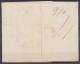 L. Datée 27 Août 1822 De GAND Pour SEVILLE Espagne - Griffes [PAYS-BAS /PAR/ LILLE] & "P__P/ GAND" - Taxe Espagnole (10R - 1815-1830 (Période Hollandaise)
