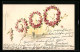 AK Jahreszahl 1900 Aus Rosen  - Autres & Non Classés