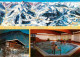 72802738 Flachau Hotel Restaurant Forellenhof Hallenbad Uebersichtskarte Skigebi - Altri & Non Classificati