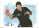 F80 Cpa / CARTE CPM Publicitaire PUB Advertising Card Cart'com Sport TENNIS De TABLE Loic COLLET Autographe 2002 - Publicités