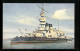 CPA Illustrateur Christopher Rave: Franz. Linienschiff Valmy, 1892  - Warships