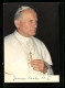 AK Papst Johannes Paul II. Hält Seine Kreuzkette  - Papes