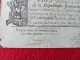 DIPLOME CONGE MILITAIRE A ANDRE TISSIER INFANTERIE DE LIGNE AUTOGRAPHES GENERAL CANCLAUX 1817 - Diplome Und Schulzeugnisse