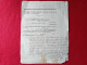 Delcampe - DIPLOME CONGE MILITAIRE A ANDRE TISSIER INFANTERIE DE LIGNE AUTOGRAPHES GENERAL CANCLAUX 1817 - Diploma & School Reports