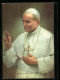 AK Papst Johannes Paul II. Hebt Segnend Seine Hand  - Popes