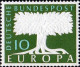 RFA Poste N** Yv: 140/141 Europa Cept Arbre Stylisé (Thème) - 1957