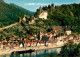 72793616 Hirschhorn Neckar Blick Ueber Den Fluss Zur Burg Hirschhorn (Neckar) - Autres & Non Classés