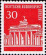 Berlin Poste N** Yv:257/261 Porte De Brandenburg Berlin (Thème) - Denkmäler