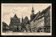 AK Eisleben-Lutherstadt, Marktplatz Mit Rathaus Und Lutherdenkmal  - Lutherstadt Eisleben