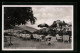 AK Lindenfels / Odenwald, Hotel-Café Darmstädter Hof, Terrasse  - Odenwald