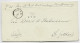 AUSTRIA GUNS 1857 LETTRE COVER BREIF TO ST GOTTHARD - Storia Postale