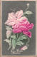 38815  / ⭐ Embossed Relief Art-Déco Floral AMITIE SINCERE 1905s à Henriette MARTIN 134 Rue Broca Paris - Autres & Non Classés